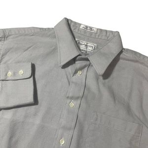 Burberry’s of London Mens 16 1/2 Gray Long Sleeve Button Down‎ Dress Shirt